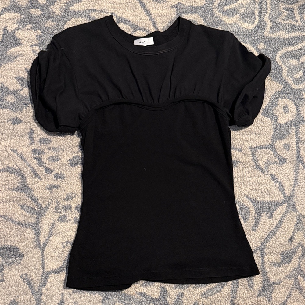 A.L.C. Frankie tee shirt Black xs